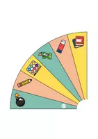 Vista previa - Juegos / Gamificación - Plantilla "SCHOOL SUPPLIES" para Ruleta - página 2