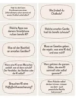 Vorschau - Spiele - 40 Gesprächskarten / Reflexionskarten zum Thema künstliche Intelligenz & ChatGPT - Seite 3