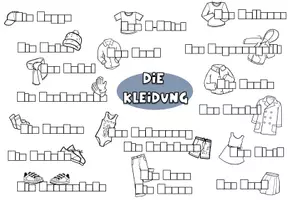 Vorschau - Arbeitsblätter - DAF/DAZ Arbeitsblatt - die Kleidung (differenziert) - Seite 2