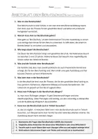 Vorschau - Arbeitsblätter - AB mit Fragen zum Thema "Berufsschule" + Lösungsblatt + Mindmap + Infografik - Seite 3
