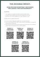 Vorschau - Arbeitsblätter - The Invisible Impact - Deckblatt