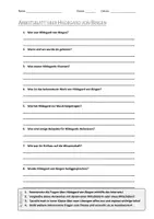 Vorschau - Arbeitsblätter - AB mit Fragen zum Thema "Hildegard von Bingen" + Lösungsblatt + Mindmap + Infografik - Deckblatt