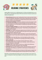Vorschau - Merkblätter - Reading Strategies (Method Sheet) - Seite 1