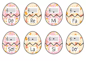 Vista previa - Tarjetas / Manipulativos - Huevos notas musicales - página 3
