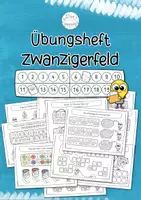Vorschau - Arbeitsblätter - Übungsheft | Orientierung auf dem Zwanzigerfeld | 20er-Feld | ZR20 - Deckblatt