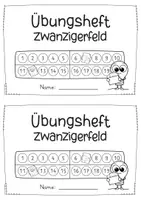 Vorschau - Arbeitsblätter - Übungsheft | Orientierung auf dem Zwanzigerfeld | 20er-Feld | ZR20 - Seite 1