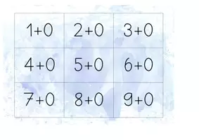Vorschau - Aufgabenkarten - Karteikarten - plus und minus bis 10 - Seite 1