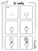 Aperçu - Matériel pour travaux manuels / dessin - Les légumes PAP PicsaLilie - Page 3