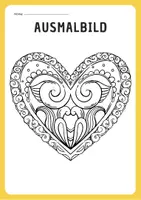 Vorschau - Mal- und Bastelvorlagen - 13 Ausmalbilder: Muttertag / Herz / Liebe / Valentinstag - Seite 1