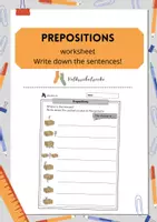Vorschau - Arbeitsblätter - Materialpaket - prepositions - Seite 3