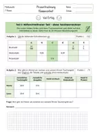 Vorschau - Klassenarbeiten - Klassenarbeit zum Thema Prozentrechnung - Seite 1
