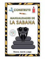 Vista previa - Manualidades / Dibujos para colorear - MANUALIDADES CONSTRUYE SABANA MAMBA NEGRA PUZZLE - Portada