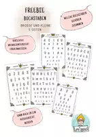 Vorschau - Arbeitsblätter - Kostenlos Buchstaben, Vokale im Anfangsunterricht - Deckblatt