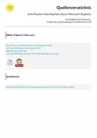 Vorschau - Spiele - Daily Routine: Matching Pairs Game | Memo-Spiel (Englisch) - Seite 1