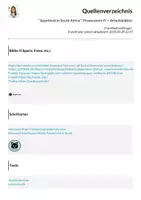 Vorschau - Stundenentwürfe - "Apartheid in South Africa"/ Powerpoint-P. + Arbeitsblätter - Seite 2