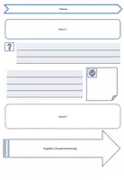 Vorschau - Arbeitsblätter - Vorlage für Arbeitsblätter in PowerPoint - Deckblatt