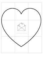 Aperçu - Matériel pour travaux manuels / dessin - Carte-Enveloppe coeur - Page de couverture