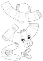 Vorschau - Mal- und Bastelvorlagen - Oster Eier und/oder Geschenk-Becher Bastelvorlage - Seite 2