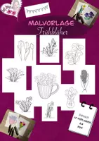 Vorschau - Mal- und Bastelvorlagen - Malvorlagen/Fensterbilder Frühblüher - Deckblatt