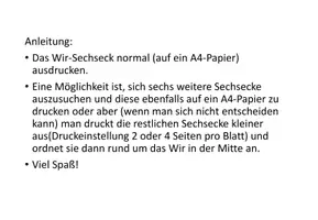 Vorschau - Poster - Wir-Türdeko Sechsecke Bunt - Seite 1