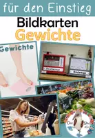 Vorschau - Präsentationen/Tafelbilder - Gewichte - Bildkarten für den Einstieg in das Thema - Deckblatt