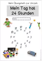 Vorschau - Arbeitsblätter - Arbeitsblätter Uhr volle Stunden 1-24 analog digital - Seite 3