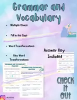 Vista previa - Hojas de trabajo - b2 first bachillerato selectividad gramática y vocabulario inglés - Portada