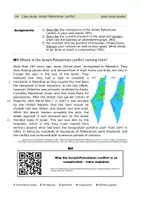 Vorschau - Arbeitsblätter - International Relations (pt. 04): Case study - The Israeli-Palestinian conflict - Deckblatt