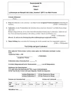 Vorschau - Test - Deutscharbeit Klasse 9 Lyrikanalyse Mark Forster "Sowieso" - Seite 2