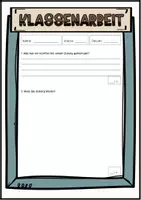 Vorschau - Test - Klassenarbeit zur Unterrichtsreihe Konflikte von Sir Tobey - Deckblatt