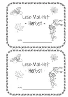 Vorschau - Arbeitsblätter - Lese-Mal-Heft Herbst – Leseverständnis & Feinmotorik für die Grundschule (Deutsch) - Seite 2