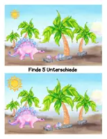 Vorschau - Arbeitsblätter - Bilderrätsel - 8 Fehlersuchbilder mit Lösungen Teil 3 - Seite 1