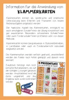 Vorschau - Aufgabenkarten - PROZENTSATZ (Prozentrechnung) - 6 Klammerkarten - Seite 1
