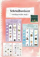 Vorschau - Arbeitsblätter - Schreibanlass: Würfelgeschichte Magie - Deckblatt