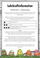 Vorschau - Arbeitsblätter - Ostereiersuche - Lesespaziergang (differenziert) - Seite 1