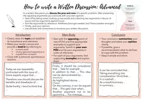 Vorschau - Unterrichtsreihen - Writing Course: How to write a written discussion (Erörterung) - Seite 1