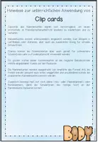 Vorschau - Stationenlernen - Body - Clip cards / Klammerkarten - Seite 1