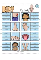 Vorschau - Stationenlernen - Body - Clip cards / Klammerkarten - Seite 2