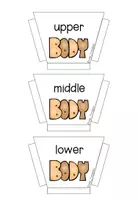 Vorschau - Stationenlernen - Body - Lapbook Buch Creative writing - Seite 3