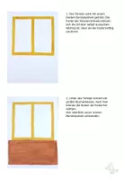 Vorschau - Mal- und Bastelvorlagen - Kunst Sommer, Fenster mit bunten Blumen, Grundschule - Seite 2