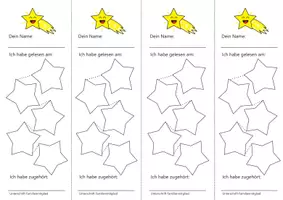 Vorschau - Fördermaterial/Inklusion - Lesen üben mit Sammelkarte - Leseförderung Übungsprojekt - Seite 3