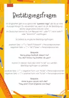 Vorschau - Poster - Grammatikmerkblatt "Bestätigungsfragen (simple present)" - Seite 3