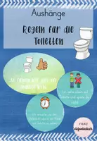 Vorschau - Merkblätter - Aushänge und Schilder - Regeln für die Toiletten - Deckblatt