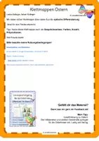 Vorschau - Fördermaterial/Inklusion - FREEBIE Klettmappe Ostern optische Differenzierung - Seite 1