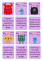Vista previa - Juegos / Gamificación - Monster descriptions matching cards - página 2