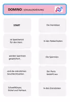 Vorschau - Arbeitsblätter - Domino Sexualität Fortpflanzung inkl. Lösung - Seite 1