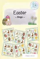 Vorschau - Stationenlernen - Easter - Bingo Cards / Karten - Deckblatt