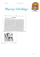 Vorschau - Arbeitsblätter - Materialpaket - playway 4 -crossword puzzle - Seite 1