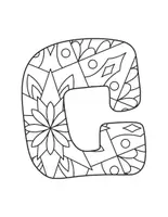 Vorschau - Mal- und Bastelvorlagen - Buchstaben - Vorlagen zum Ausmalen - Seite 3