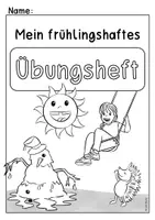 Vorschau - Arbeitsblätter - Frühling Klasse 3 Wiederholungsheft (Deutsch) - Seite 1